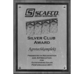 Серебряный диплом клуба SCAFCO 2011 год